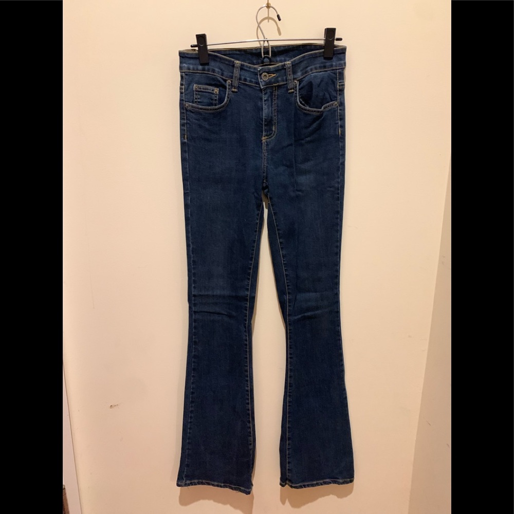 Carmar denim bell-bottom jeans